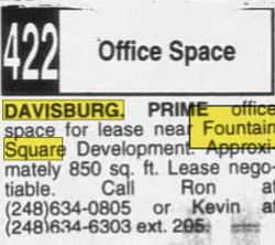 Fountain Square - Dec 16 1999 Article